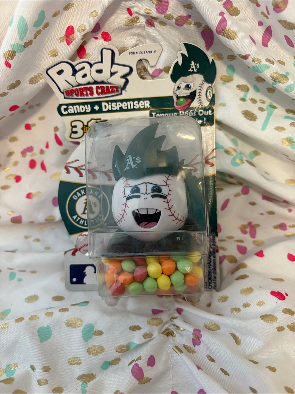 Collectable Sports Crazy Oakland A's Baseball Candy Dispenser